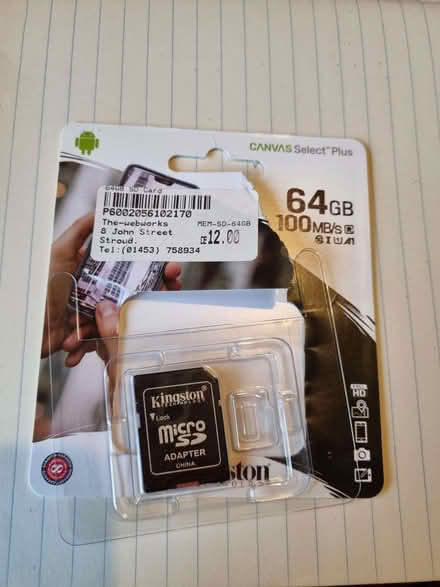 Photo of free Micro SD Adapter (Stroud GL5) #1