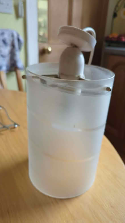 Photo of free ceiling light fixture glass shade (Blackford EH9) #2