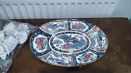 Photo of free Vintage Very Large 47 cm Pretty Oval Platter/Plate (Delapre) #1