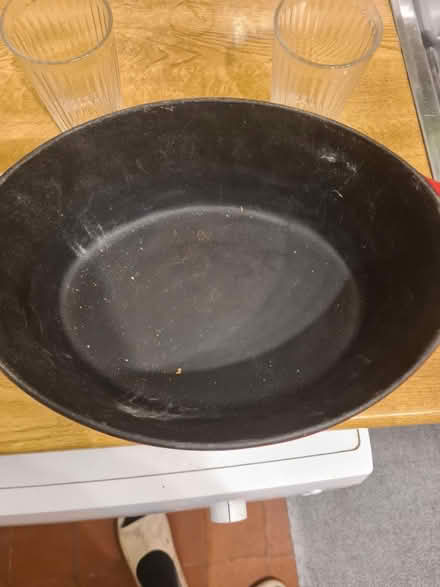 Photo of free Iron cast pan (Wood green) #3