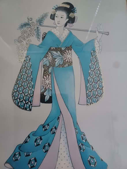 Photo of free Japanese lady in a gold frame. (Kenilworth CV8) #1