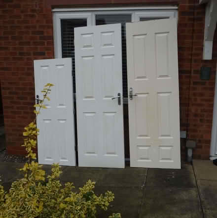 Photo of free Five Pre Hung white panelled lightweight internal doors. (Marshall's Cross WA9) #2
