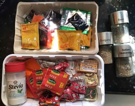 Photo of free Various seasoning packets & herbs (Serra park area) #1