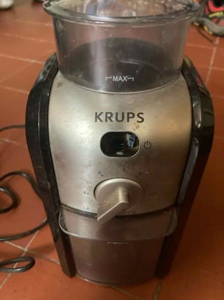 Photo of free Krupps-Coffee bean grinder with broken switch (Lymm WA13) #1
