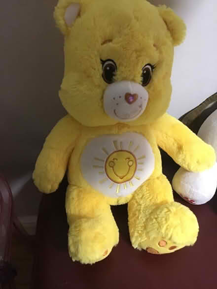 Photo of free Sunshine bear and Zebracorn soft toys (Middleton Junction OL9) #1