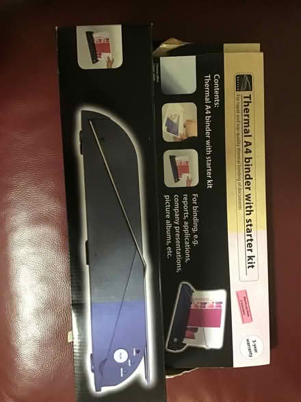 Photo of free Thermal A4 binder kit . New (Middleton Junction OL9) #1