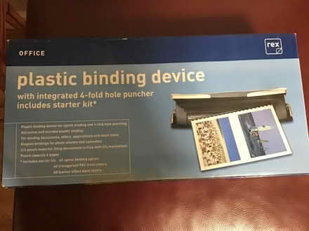 Photo of free Binding device - new unopened (Middleton Junction OL9) #1