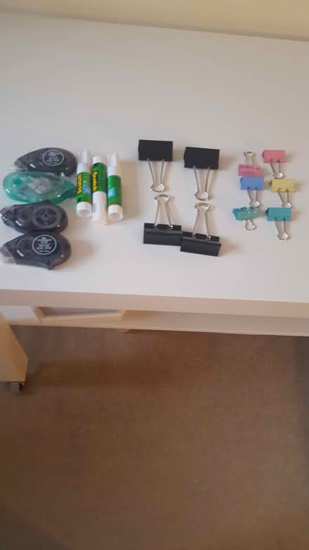 Photo of free Glue sticks/tapes and clips (Marlow SL7) #1