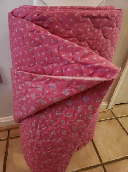 Photo of free Double-faced quilted floral fabric (Countryside) #1