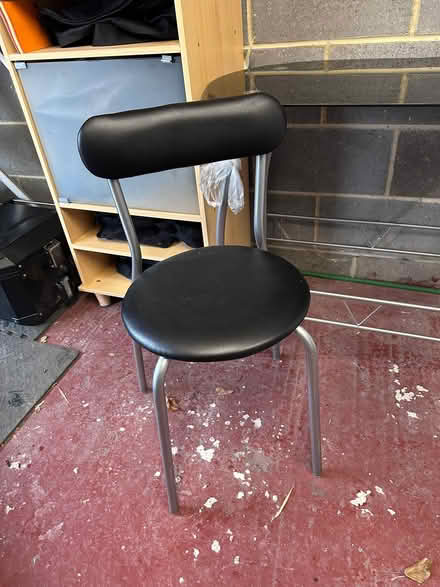 Photo of free 2 seater glass table with chairs (Drighlington (nr morley) BD11) #2