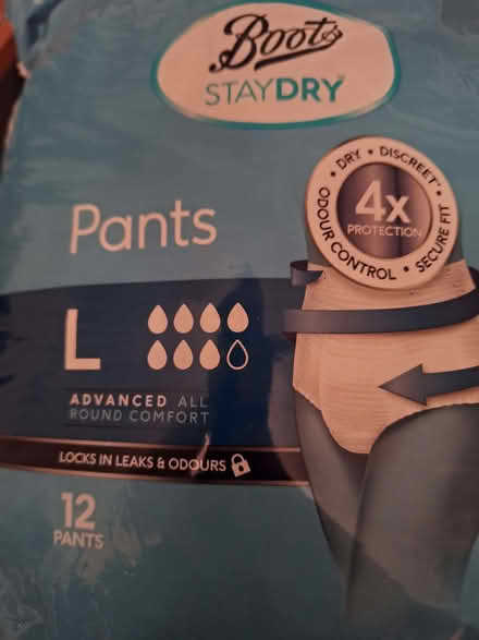 Photo of free Ladies' Incontinence Pants size 18-24 (Ulverley Green B92) #1