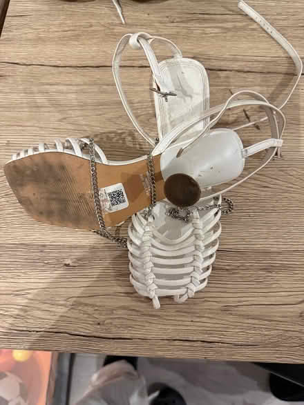 Photo of free White asos sandals (Eccleshill Bradford . BD10) #3