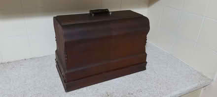 Photo of free Vintage Jones hand-crank sewing machine in bentwood case (Sunbury-on-Thames KT12) #3