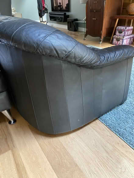 Photo of free leather love seat (city centre) #2