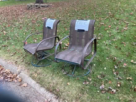 Photo of free Outdoor Chairs (Northern Maplewood) #1