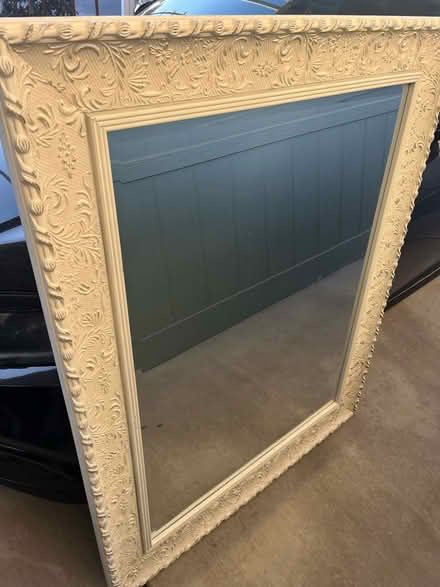 Photo of free Large white border mirror (Ventura) #1
