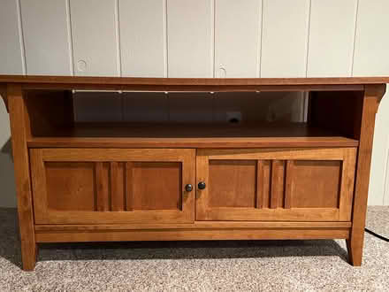 Photo of free Wood TV stand (Fairfax) #1