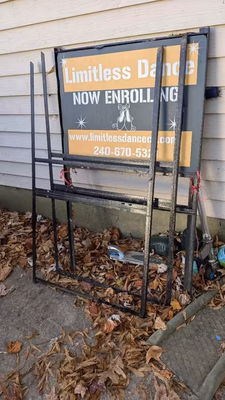 Photo of free Sign holder frame (Upper Marlboro, MD (Marlton)) #2