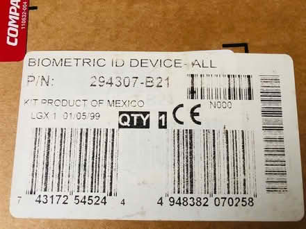 Photo of free Compaq fingerprint reader (EN4 East Barnet) #3