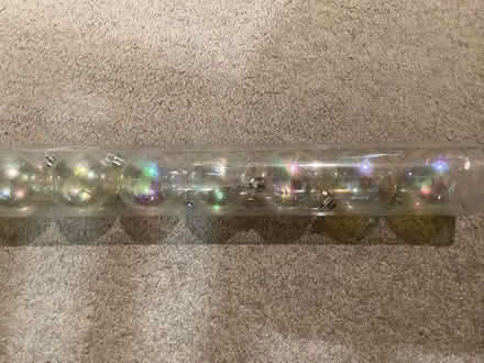 Photo of free 16 Clear Christmas Tree Baubles (Grange Estate, Letchworth SG6) #2