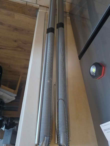 Photo of free Roller Blinds x 2 in Grey/Green (Leith EH6) #1