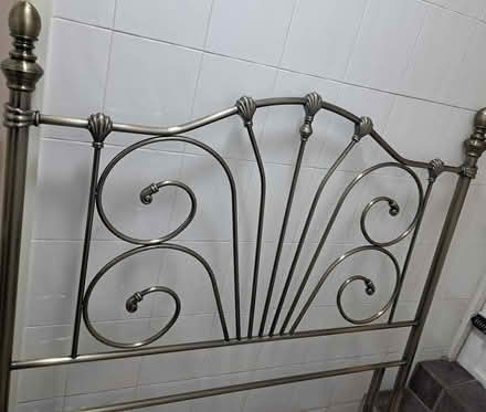 Photo of free Iron Headboard (Southwark) #3