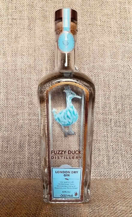 Photo of free Fuzzy Duck gin empty bottle (Claverton BA2) #1