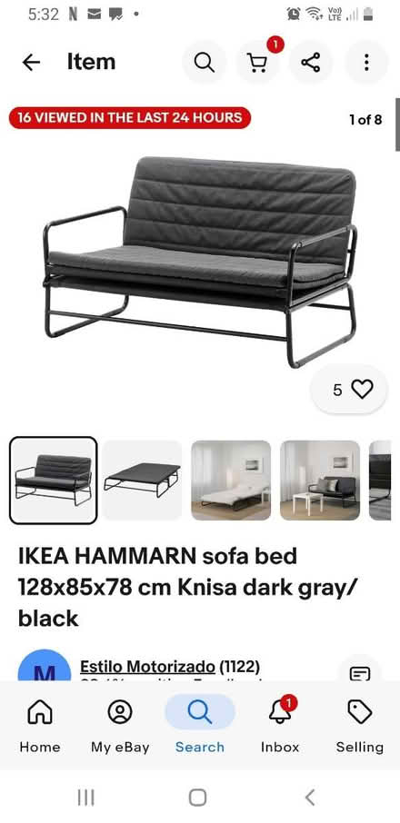 Photo of free Ikea sofa bed (Putney SW15) #1