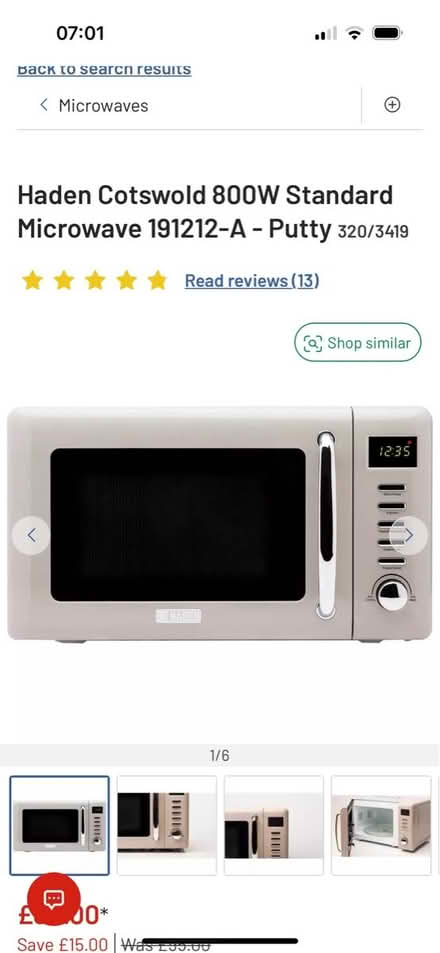 Photo of Microwave (TW13) #1
