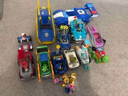 Photo of free Paw patrol toys - trucks & pups (Bath (BA2 1 - Southdown)) #1