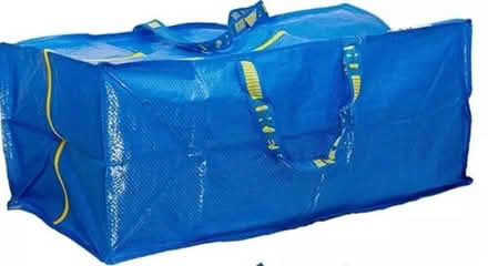 Photo of Ikea "Frakta" blue zipper bags (Stoughton/Brockton border) #1