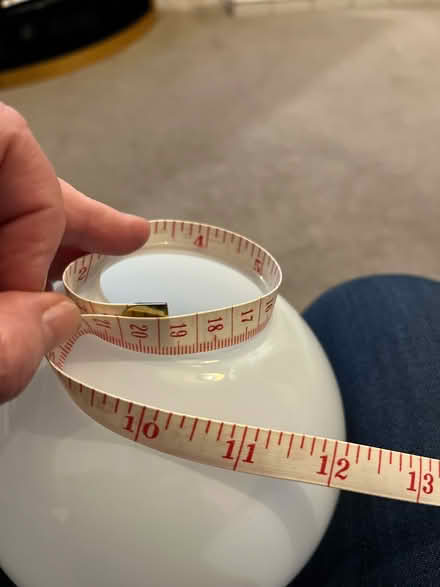 Photo of free Glass lampshade / sconce (Highbury N5) #3