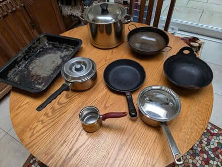 Photo of free Pots and pans (Ballybrack/Killiney) #1