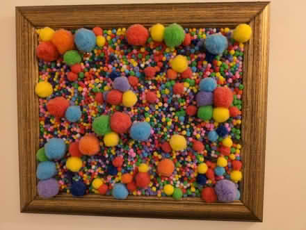 Photo of free Pompom artwork (Goldsworth park , Woking) #1