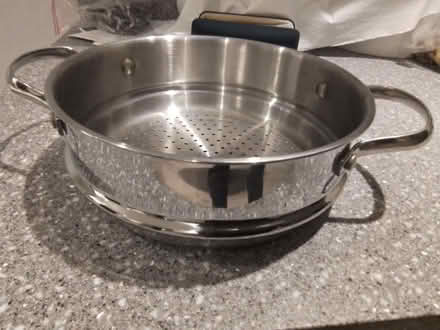 Photo of free Stainless Steel Steamer / strainer to fit 20cm saucepan (North Town SL6) #1