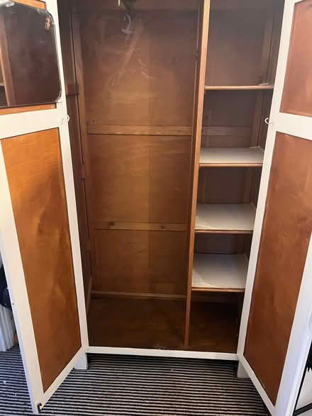 Photo of free wardrobe with rail & shelves (W38QG) #2