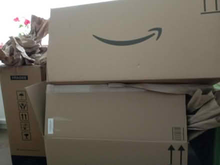 Photo of free 4 biggish cardboard boxes (Preston PR2) #1