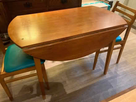 Photo of free Wood dining table (Plumbland CA7) #2