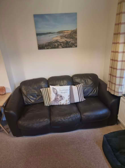 Photo of free 3 Seat Leather Sofa (TN23) #4