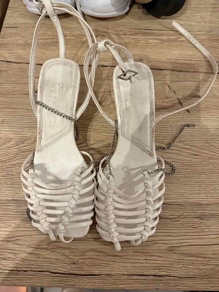 Photo of free White asos sandals (Eccleshill Bradford . BD10) #2