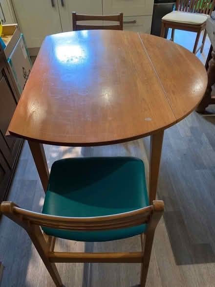 Photo of free Wood dining table (Plumbland CA7) #3