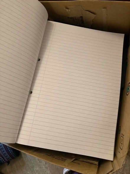Photo of free Box of exercise books/lined paper (SK17 Buxton) #3