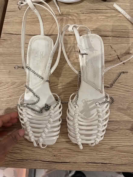 Photo of free White asos sandals (Eccleshill Bradford . BD10) #1