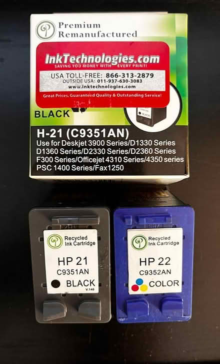 Photo of free HP 21&22 Ink Cartridges (Brooklyn Park near AACo PD) #3