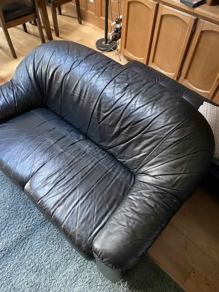 Photo of free leather love seat (city centre) #3