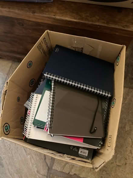 Photo of free Box of exercise books/lined paper (SK17 Buxton) #1