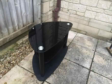 Photo of free Black Glass Corner TV Unit (Calne, Wiltshire) #3