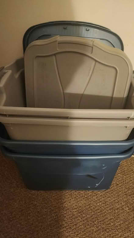 Photo of free Storage containers (Haledon, NJ) #1