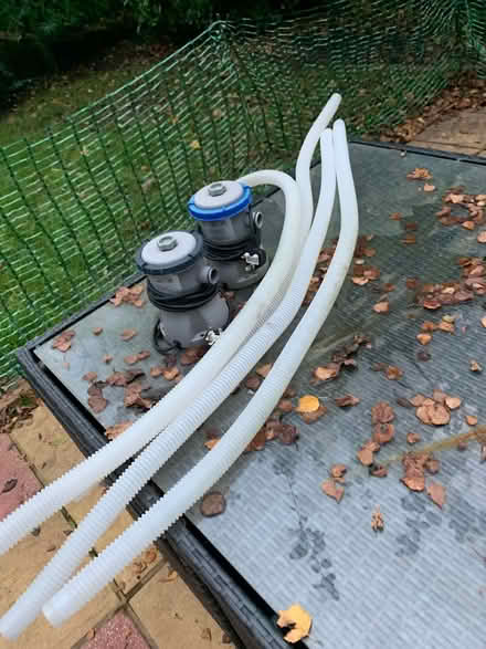 Photo of free 2 x Pool Filter Pumps and Pipes (Sandhurst GU47) #2