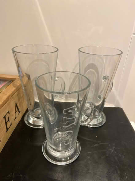 Photo of free 3 Latte glasses (Newhaven EH6) #1